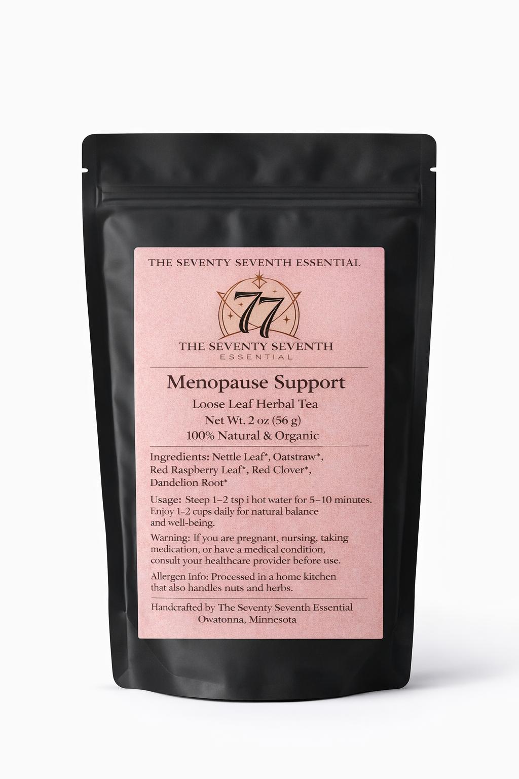 Menopause and nourish loose leaf tea