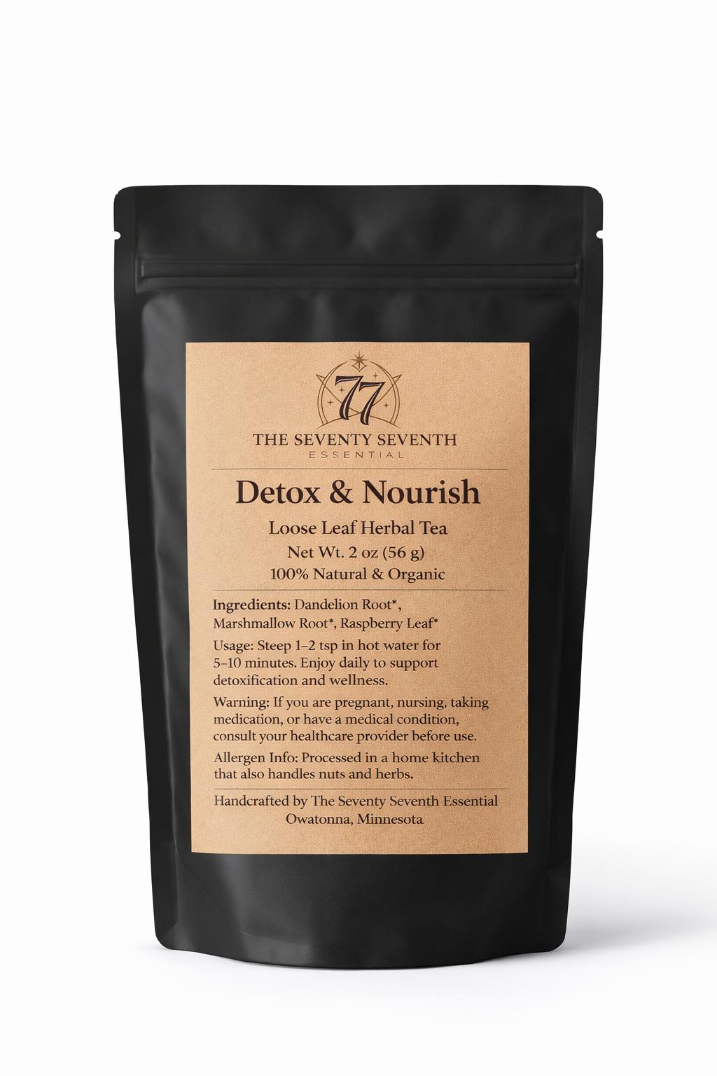 Detox and nourish loose leaf tea