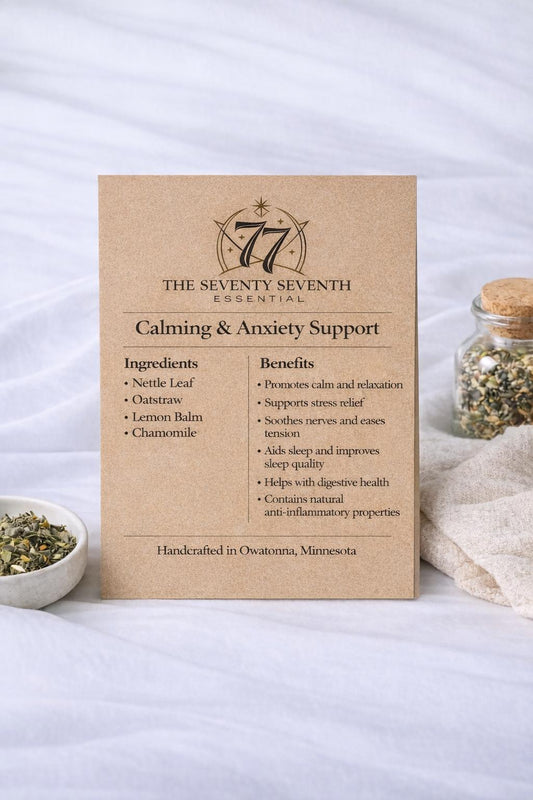 Calming Anxiety Support and nourish  Loose leaf tea