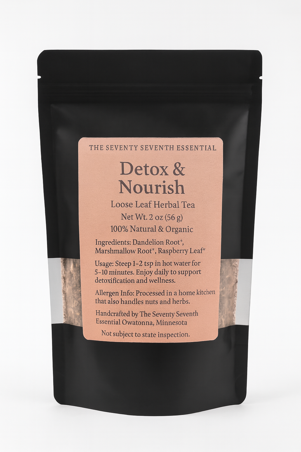 Organic loose leaf tea 2 OZ         Liver and Kidney support