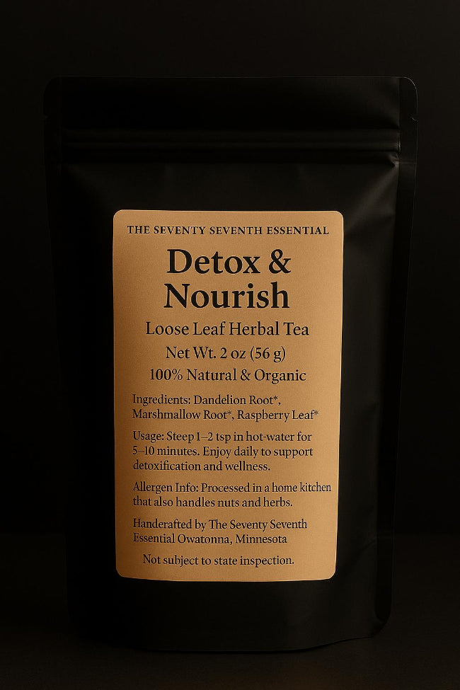 Organic loose leaf tea 2 OZ         Liver and Kidney support